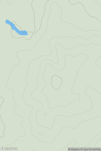 Thumbnail image for Callow Hill [Lancashire, Cheshire and S Pennines] showing contour plot for surrounding peak